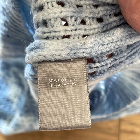 NWT Marled size small crocheted tie dye sweater - Picture 4 of 4